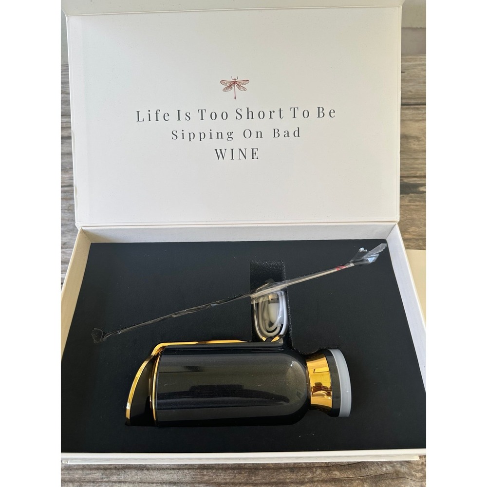 NIB-Sorso Solo Electric Wine Dispenser & Aerator | Automatic Pour & Preservation